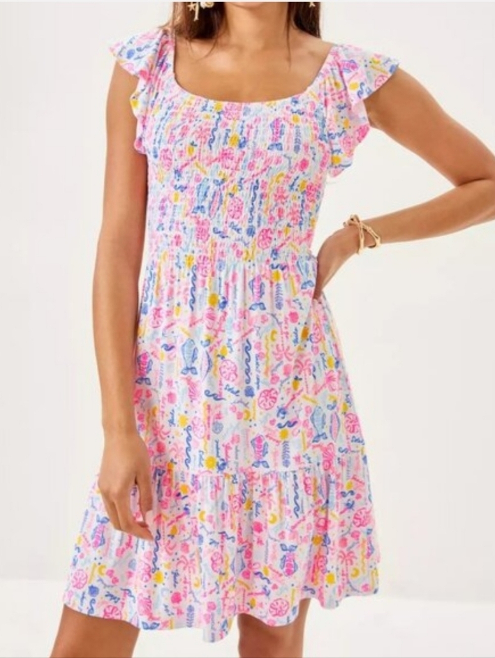 Lilly Pulitzer Jilly Smocked Dress